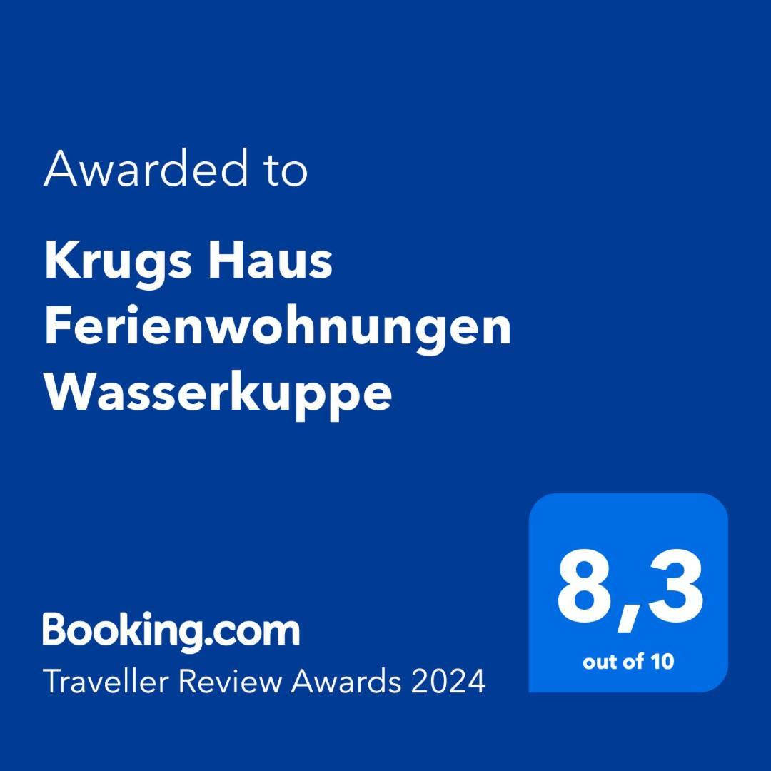 Krugs Haus Ferienwohnungen Wasserkuppe Ebersburg Exteriér fotografie